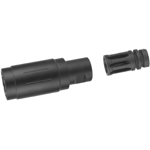 Atlas Custom Works Threaded Metal Alloy CCW Linear Compensator - BLACK