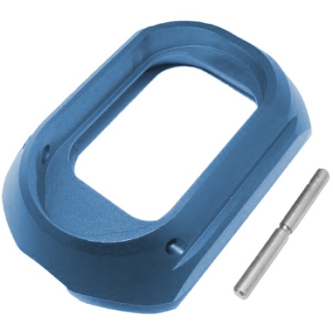 Atlas Custom Works Full Metal CNC SHPD Style Magwell Attachment - BLUE