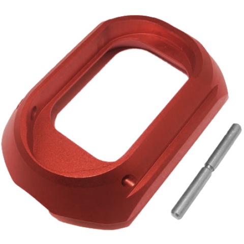 Atlas Custom Works Full Metal CNC SHPD Style Magwell Attachment - RED