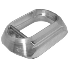 Atlas Custom Works CNC SHPD Style Magwell Attachment - SILVER