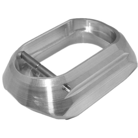 Atlas Custom Works CNC SHPD Style Magwell Attachment - SILVER