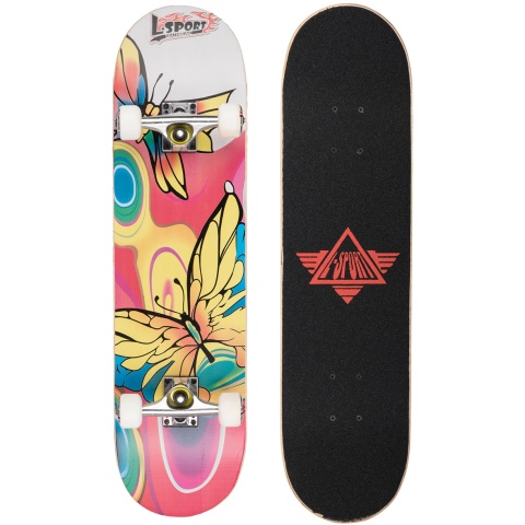 L-Sport Butterfly Complete Skateboard (8.0