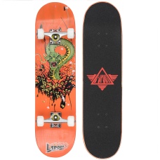 L-Sport Dragon Rage Orange Complete Skateboard (8.0