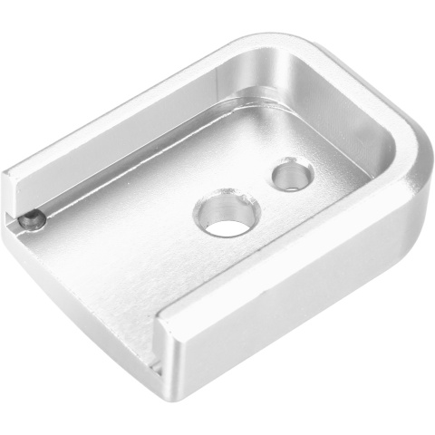 5KU Aluminum Hi-Capa Mag Base Cover (Type 1) - SILVER