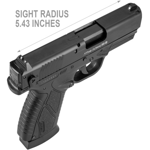ASG BERSA BP9CC Airgun CO2 Air Pistol - BLACK