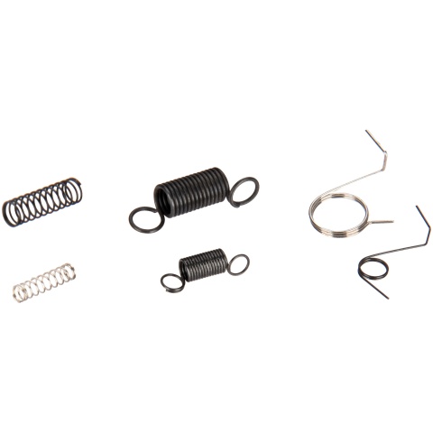 Atlas Custom Works Version 2 / 3 Gearbox AEG Spring Set - SILVER/BLACK
