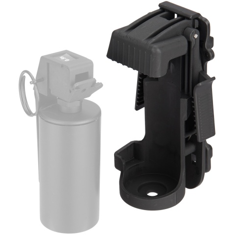 Lancer Tactical Hard Shell Flashbang Grenade Holster - BLACK