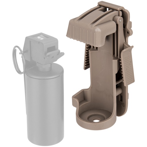 Lancer Tactical Hard Shell Flashbang Grenade Holster - TAN