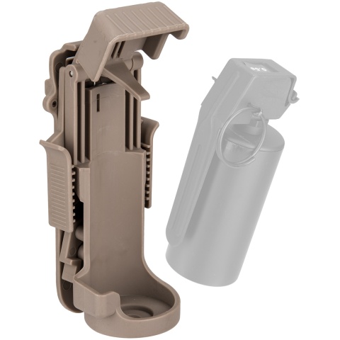 Lancer Tactical Hard Shell Flashbang Grenade Holster - TAN