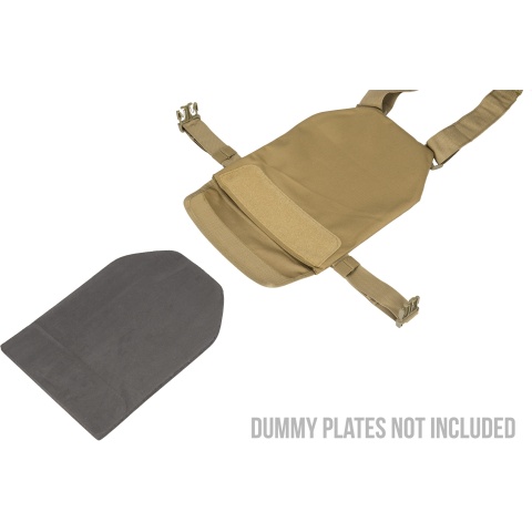 Lancer Tactical Standard Issue 1000D Nylon Tactical Vest (Khaki)