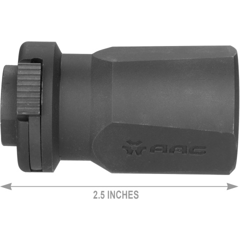 Atlas Custom Works QD Airsoft Blast Diverter w/ Flash Hider - BLACK