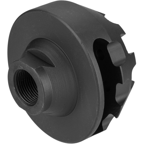 Atlas Custom Works Cookie Cutter (Type A) Compensator 14mm CCW - BLACK