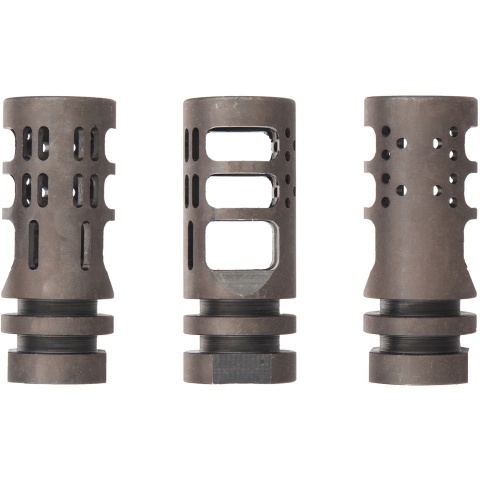 Atlas Custom Works -14mm Airsoft Compensator Muzzle Device - BLACK
