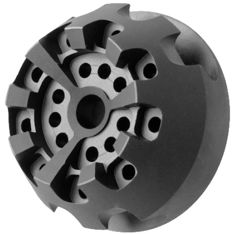 Atlas Custom Works Cookie Cutter Compensator CCW (Type B) - BLACK