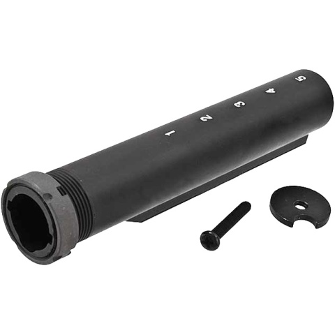 Atlas Custom Works 5-Position Buffer Tube for M4/M16 AEGs - BLACK