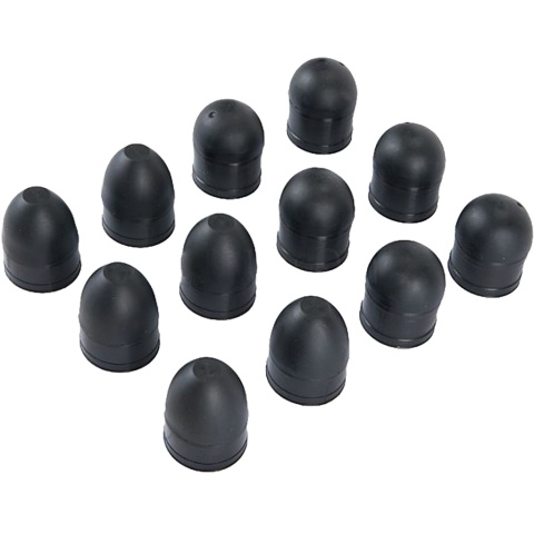 Atlas Custom Works 12 Replacement 40mm M203 Rubber Bullets - BLACK