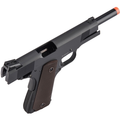 Double Bell M1911 GBB Airsoft Pistol Type 2 (Low Velocity) - BLACK