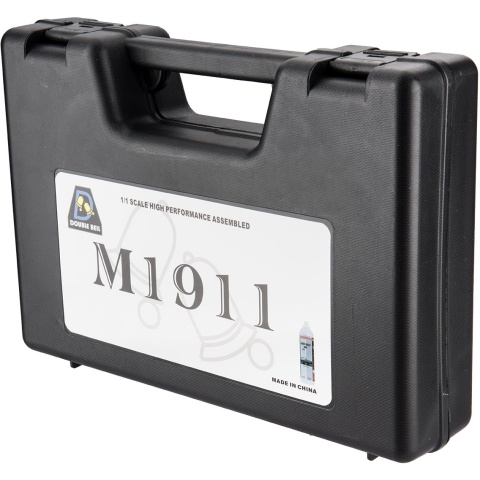 Double Bell M1911 GBB Airsoft Pistol Type 2 (Low Velocity) - BLACK