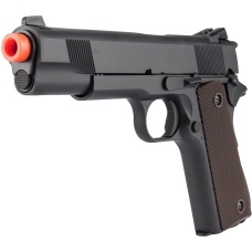 Double Bell M1911 GBB Airsoft Pistol Type 2 (Low Velocity) - BLACK