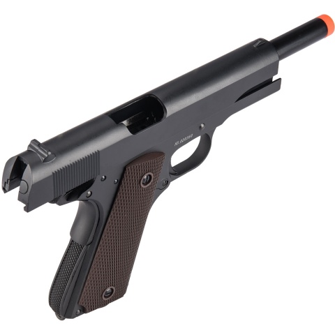 Double Bell M1911 GBB Airsoft Pistol Type 1 (Low Velocity) - BLACK