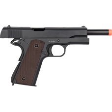Double Bell M1911 GBB Airsoft Pistol Type 1 (Low Velocity) - BLACK