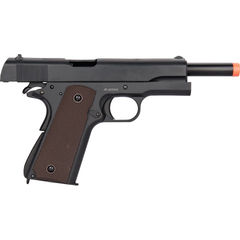 Double Bell M1911 GBB Airsoft Pistol Type 1 (Low Velocity) - BLACK