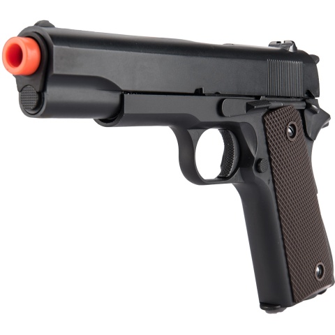 Double Bell M1911 GBB Airsoft Pistol Type 1 (Low Velocity) - BLACK