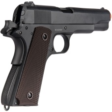 Double Bell M1911 GBB Airsoft Pistol Type 1 (Low Velocity) - BLACK