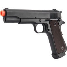 Double Bell M1911 CO2 Airsoft Pistol Type 1 (High Velocity) - BLACK
