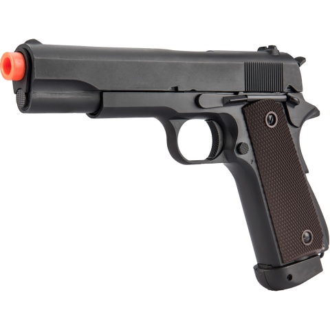 Double Bell M1911 CO2 Airsoft Pistol Type 1 (High Velocity) - BLACK