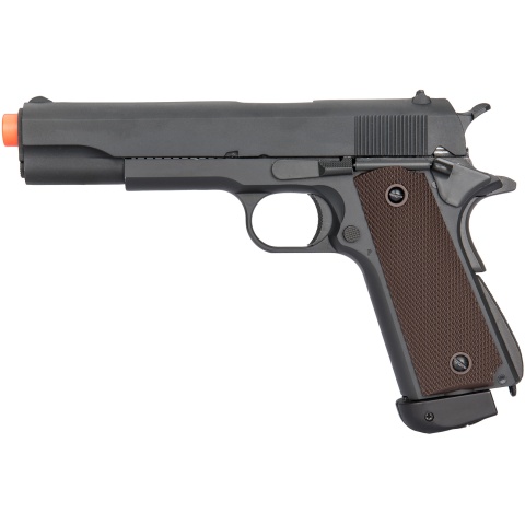Double Bell M1911 CO2 Blowback Airsoft Pistol (400+ FPS) - BLACK