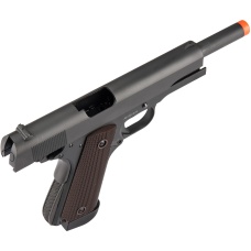 Double Bell M1911 CO2 Blowback Airsoft Pistol (400+ FPS) - BLACK