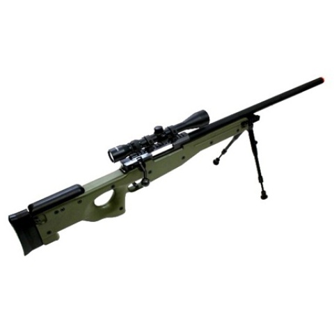 WellFire MK96 AWP Bolt Action Airsoft Sniper Rifle - OD GREEN