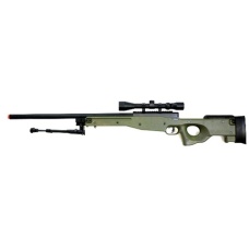 WellFire MK96 AWP Bolt Action Airsoft Sniper Rifle - OD GREEN