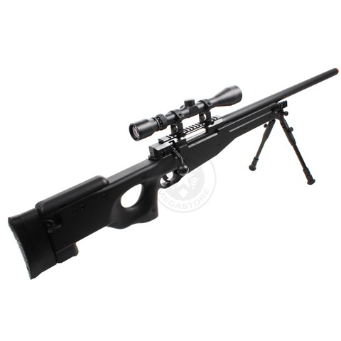WellFire MK96 Bolt Action AWP Sniper Rifle w/ 3-9x40  Scope and Bipod