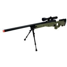 WellFire MK96 Bolt Action AWP Sniper Rifle w/ Scope and Bipod - OD