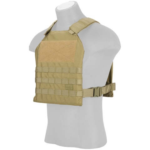 Lancer Tactical Standard Issue 1000D Nylon Tactical Vest (Tan)