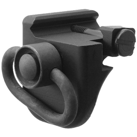 Atlas Custom Works QD Swivel Picatinny Rail Handstop - BLACK