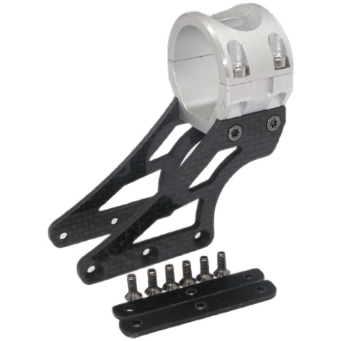 Atlas Custom Works Hi-Capa GBB Airsoft 30mm Ring Scope Mount - SILVER