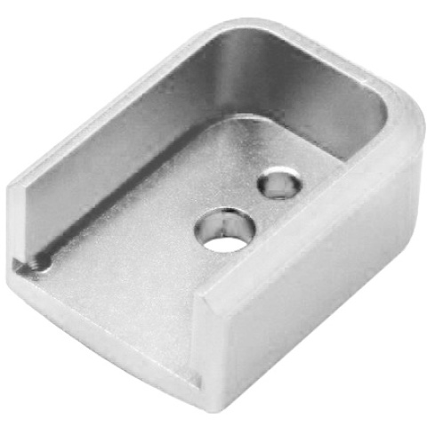 5KU Base Cover for 5.1 Hi-Capa Mags (Type 4) - SILVER