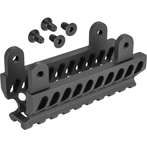 Atlas Custom Works Upper Rail Handguard for Airsoft AKs - BLACK