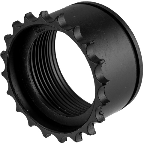 Lancer Tactical M4 Gen-2 Steel Barrel Nut - BLACK