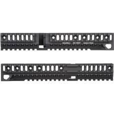 Atlas Custom Works Aluminum AK 10 inch Lower Rail Handguard - Black