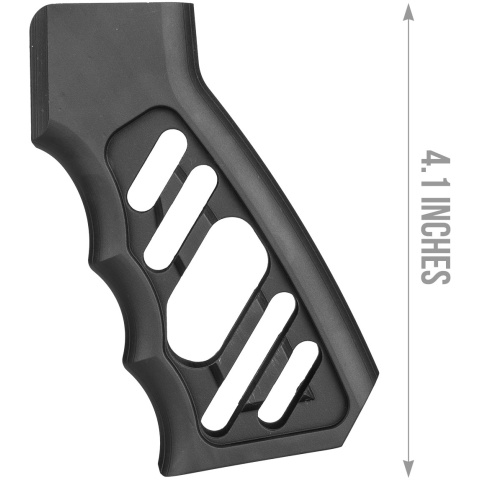 Atlas Custom Works CNC LWP Pistol Grip for M4 GBB Rifles - BLACK