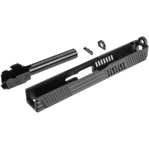 (DO NOT MAKE LIVE) Atlas Custom Works CNC Slide and Barrel Kit for Marui-17 GBB - BLACK