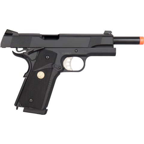 Double Bell M1911 MEU GBB Gas Blowback Airsoft Pistol - BLACK