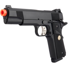 Double Bell M1911 MEU GBB Gas Blowback Airsoft Pistol - BLACK