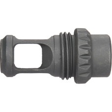 ARES 14mm Clockwise MS-338 Compensator Flash Hider - BLACK