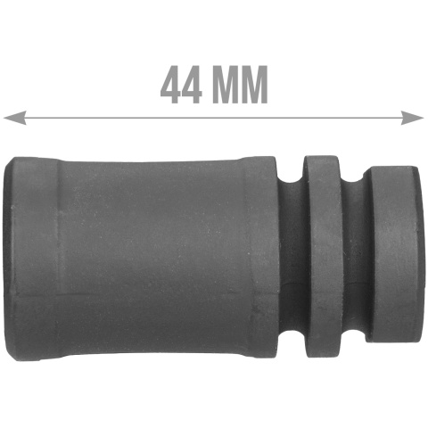 ARES 14mm Clockwise Birdcage Flash Hider - BLACK