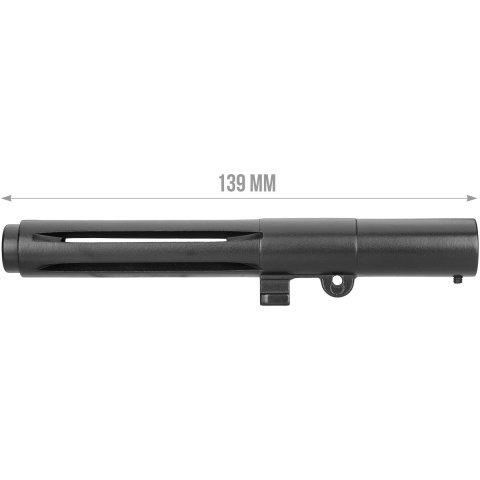 ARES L1A1 SLR Full Metal Clockwise Flash Hider - BLACK